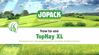 Jopack  Horse fibers TopHay XL  How to use [upl. by Yeldua429]