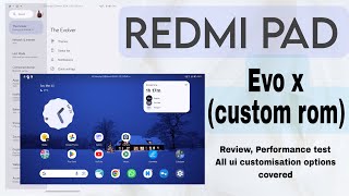 Evo x custom rom review for Redmi pad [upl. by Gio]