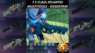 No Mans Sky  7 S Class Atlantid Multitools In Eissentam Galaxy [upl. by Samau]