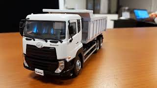 UD Quester CWE 6×4R Dump Truck Scale Model [upl. by Etnoek]