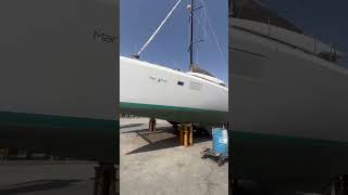 catamaran 39ftour ship yard raithubidda gulf sailboat boat boatservice boatrepair shipyard [upl. by Clevie]