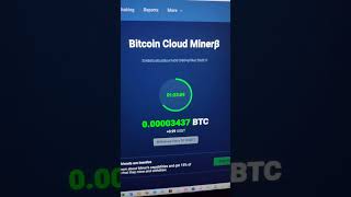 FREE Bitcoin Cloud Mining [upl. by Codee]