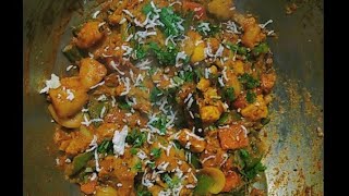 Tiffin ke liye banaya tasty mix vegEk baar bana ke khayenge to baar baar banayenge homemadefood [upl. by Ahsenid]