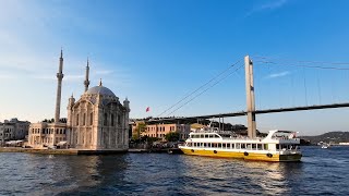 Bosphorus İstanbul Boğazı Istanbul Turkey  Boat Tour and Overlooks from Galata Tower [upl. by Anirrehs]