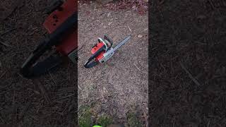 Stihl 015 AV converted to electronic stihl chainsawman satisfying asmr shorts [upl. by Gwen954]