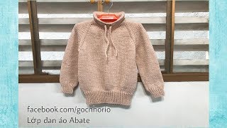 Knitting Baby Sweater  Đan áo hoodie cho bé  RiOs Corner [upl. by Scoles]