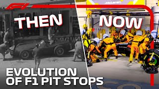 The Evolution Of F1 PitStops  DHL [upl. by Chryste552]