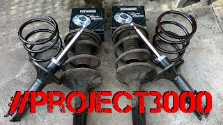 Eibach Pro Kit Lowering Springs Install  3000GT [upl. by Ahtiuqal]