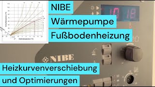 Wärmepumpe Heizkurvenverschiebung und Optimierungen Nibe Fighter 640p [upl. by Freiman]