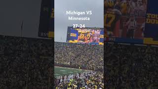 Michigan Vs Minnesota College Football [upl. by Jahdai]