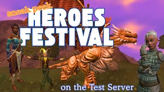 EverQuest 2 Heroes Festival  Test Server Sneak Peek [upl. by Krahling638]