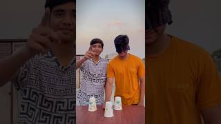 Guss the cup win this pariz comedy funnyvideos funny chllenges shorts youtubeshorts [upl. by Akenehs612]