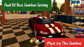 Audi R8 Best Gearbox Setting 1695hp  Car Parking Multiplayer [upl. by Naujed]