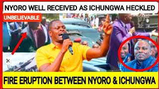 Shocking‼️Kimani Ichungwa Heckled As Ndindi NYORO Warmly Received in Nyeri [upl. by Honniball]