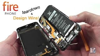 Amazon Fire Phone Teardown and Design Wins [upl. by Assetnoc]