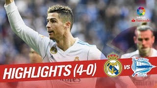 Resumen de Real Madrid vs Deportivo Alavés 40 [upl. by Lot701]