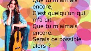 Quelqu´un m´a dit  Carla Bruni with lyrics [upl. by Pomcroy976]