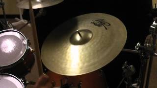 HD VIDEO 20quot PAISTE 402 Ride cymbal [upl. by Immat]