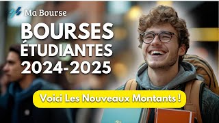 Les nouveaux montant de la revalorisation des bourses étudiantes 20242025 [upl. by Noelyn345]