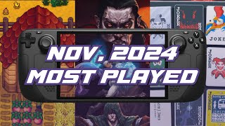 Top 20 Most Played Steam Deck Games November 2024 [upl. by Fannie644]