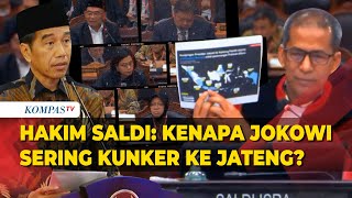 Momen Hakim Saldi Cecar ke 4 Menteri Alasan Jokowi Sering Kunker ke Jateng [upl. by Herrle]