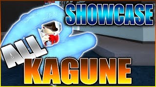 RoGhoul  ALL KAGUNES IN THE GAME SHOWCASE [upl. by Eadie]