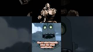 IRON GIANT does his own stunts irongiant 90s 90skids 90scartoons cartoon nostalgia fyp [upl. by Elleivad938]