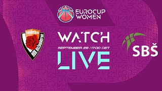 MBK Ruzomberok v SBS Ostrava Full Basketball Game  EuroCup Women 202324 [upl. by Aronek]