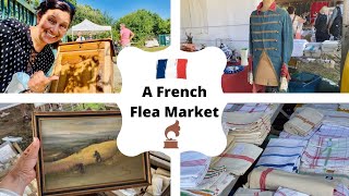 My French Flea Market Haul BETH IN FRANCE 🇫🇷 [upl. by Risteau]