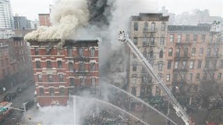 Blast and Building Collapse in NYCs East Village [upl. by Zeni434]