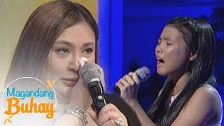 Magandang Buhay Sharon gets emotional as Antonette sings quotPangarap ng Bituinquot [upl. by Forester]