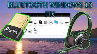 USB Bluetooth headphone fix windows 10 and hands free telephony disabling [upl. by Aiekram]