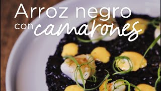 Arroz negro con camarones [upl. by Brietta]