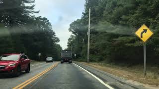 Driving from Cranston to Scituate Rhode Island [upl. by Yretsym]