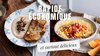 Recettes de la FLEMME  Dip fromager haricots blancs et assiette semoule sauce sésame [upl. by Patricio]