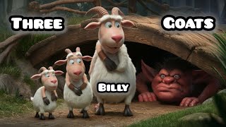 Three Billy Goats  Kid Rhyme  Tunebuds [upl. by Uella693]