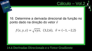 14616 Derivadas Direcionais e o Vetor Gradiente [upl. by Mcnamara]