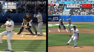 MLB 2K9  MLB 09 The Show Comparison HD [upl. by Ann-Marie]