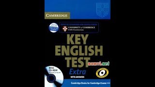 Listening A2  Cambridge Ket Extra  Test 1  Part 1 [upl. by Annoyk]