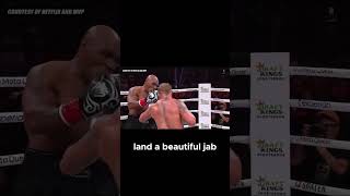 Jake Pauls Triple Left Hook Stuns Mike Tyson [upl. by Lemmor423]