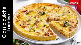 How to make classic quiche Lorraine [upl. by Eiramnerual]