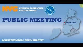 NYC CCRB Board Meeting 08 24 2017 [upl. by Flavia]