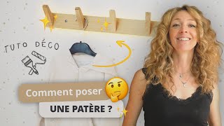 Comment fixer une patère au mur [upl. by Aaronson]