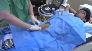 Live Demonstration of kidney biopsy by Dr Reeti Sahni [upl. by Hgielac]