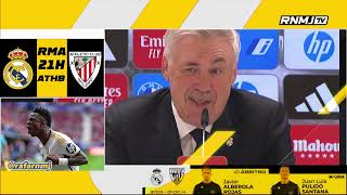 ANCELOTTI Rueda de prensa post realmadridathletic 31032024 [upl. by Orji]