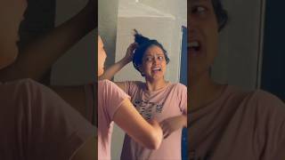 HAIR SPRAY PRANK ON GIRLFRIEND 🤣 Shorts CoupleComedy CelebrateWithShorts [upl. by Daniel]