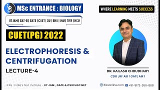 ELECTROPHORESIS amp CENTRIFUGATION  CUET PG 2022  IFAS [upl. by Nac771]