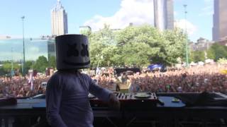 Marshmello at Shaky Beats Festival in Atlanta GA Recap [upl. by Neeruan209]