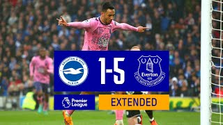 EXTENDED HIGHLIGHTS BRIGHTON 15 EVERTON [upl. by Grayce139]