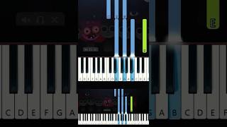 INCREDIBOX SPRUNKI HORROR PINKI THEME EASY PIANO BEGINNER TUTORIAL [upl. by Arimat352]